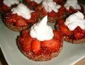 Tartelette croustillante aux fraises