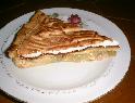 Tarte à la rhubarbe meringuée