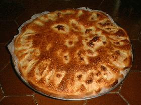 Tarte aux pommes et  noix de coco