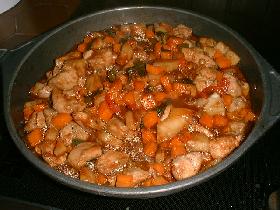 poulet ananas à l’aigre douce