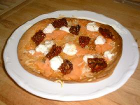 Tortillas  aux tomates séchées et féta