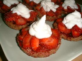 Tartelette croustillante aux fraises