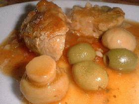 Sauté de veau aux olives