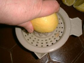 presser le jus des 3 citrons