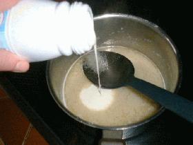 incorporer la crème liquide et mélanger
