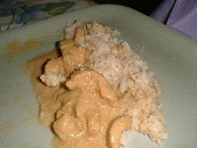servir accompagné de riz basmati